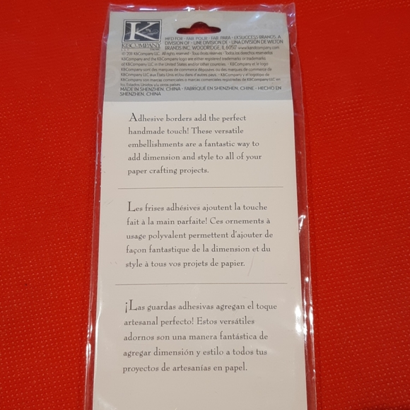 K&Company Itsy Bitsy Baby Girl Adhesive Borders - Picture 4 of 5